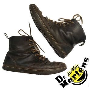 Doc Martens Brown Leather Lace Ups M9/W10.5